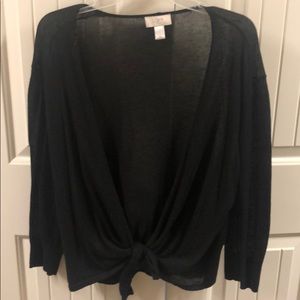 Loft black cardigan